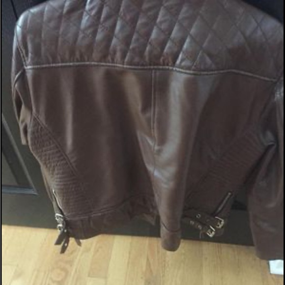 Genuine Leather Moto Jacket - Picture 2 of 5